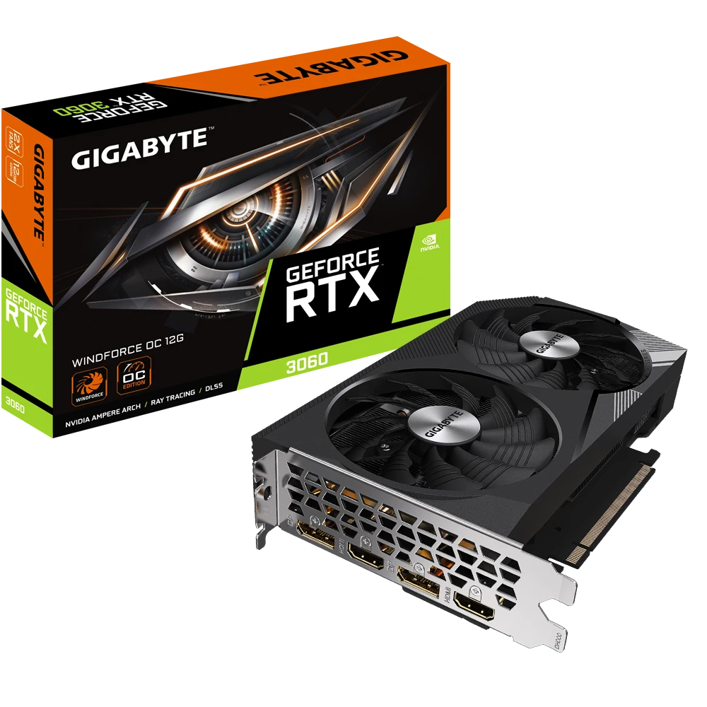 Gigabyte GeForce RTX 3060 WINDFORCE OC 12G  (Rev. 1.0)